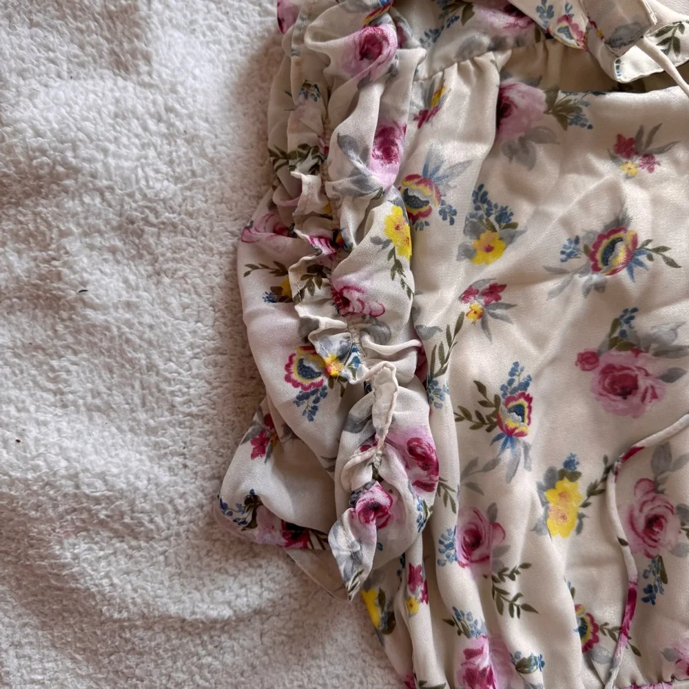 Anthropologie Current Air print floral mini - Picture 4 of 8